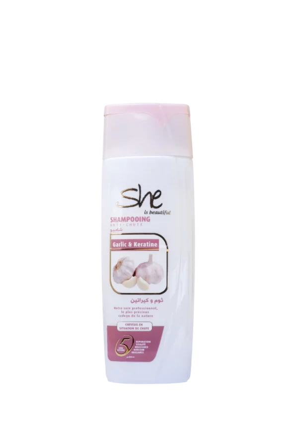 Shampooing Garlic & kératine
