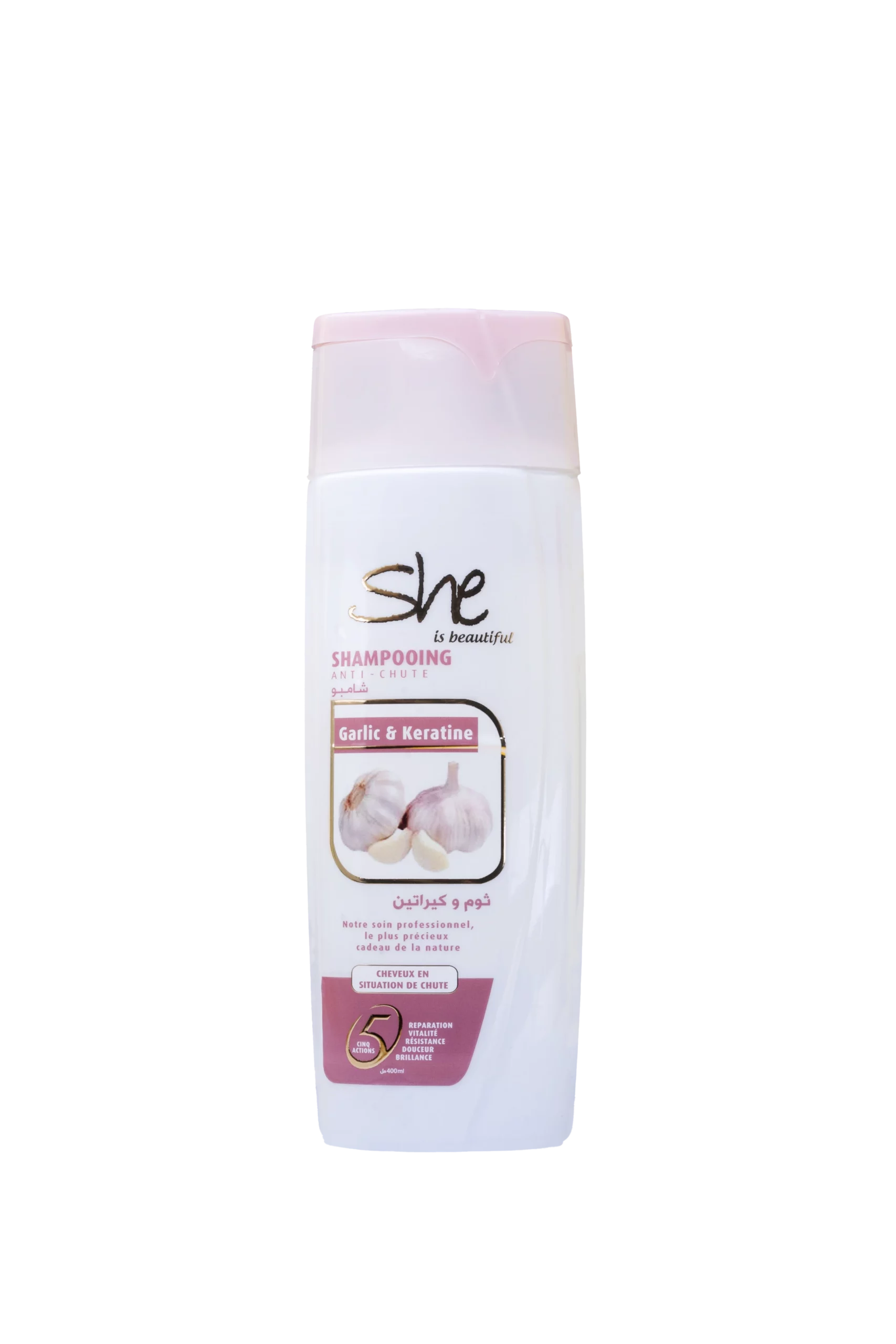 Shampooing Garlic & kératine