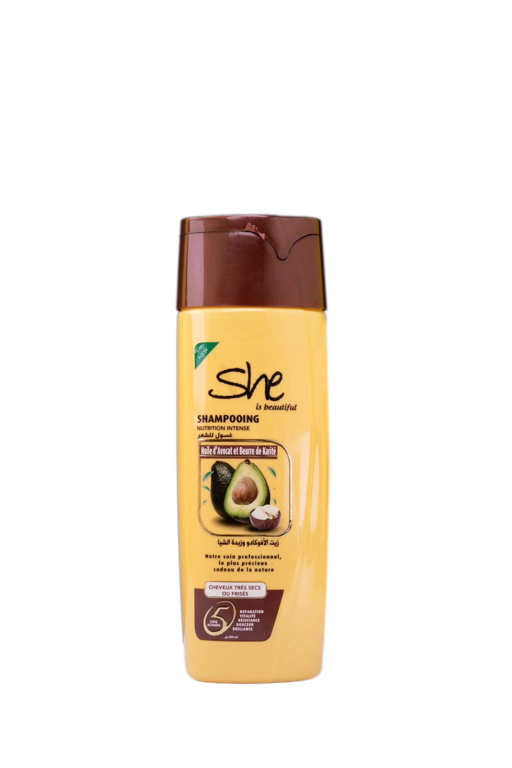 Shampooing Huile d’avocat et beurre de karité