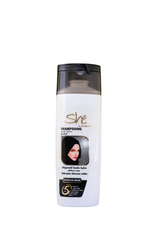 Shampooing soins pour cheveux voilés