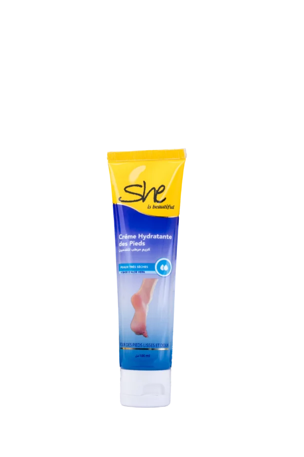 Crème hydratante des pieds