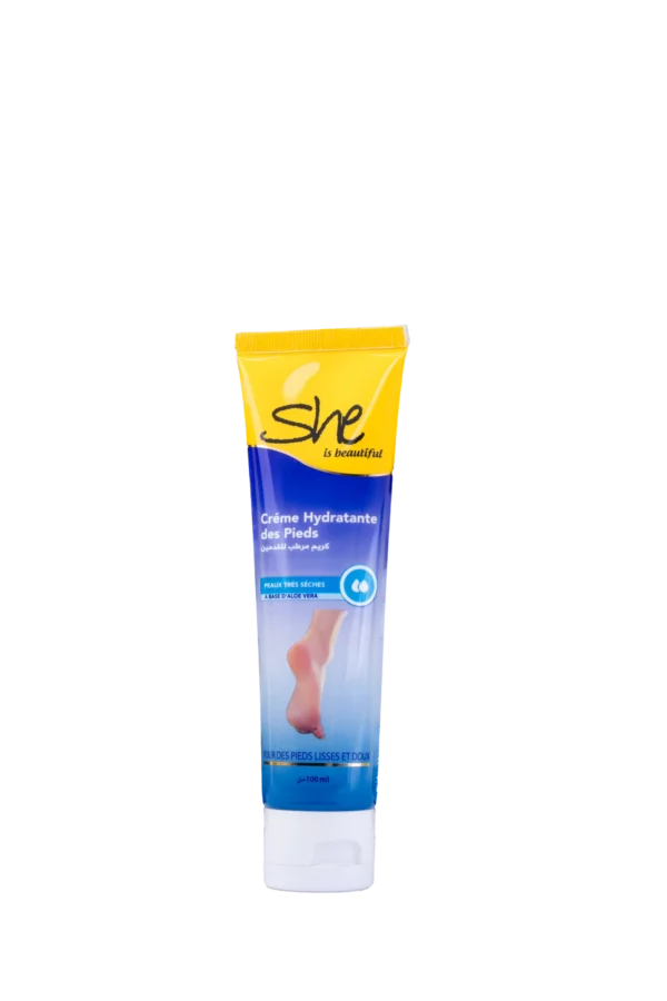 Crème hydratante des pieds
