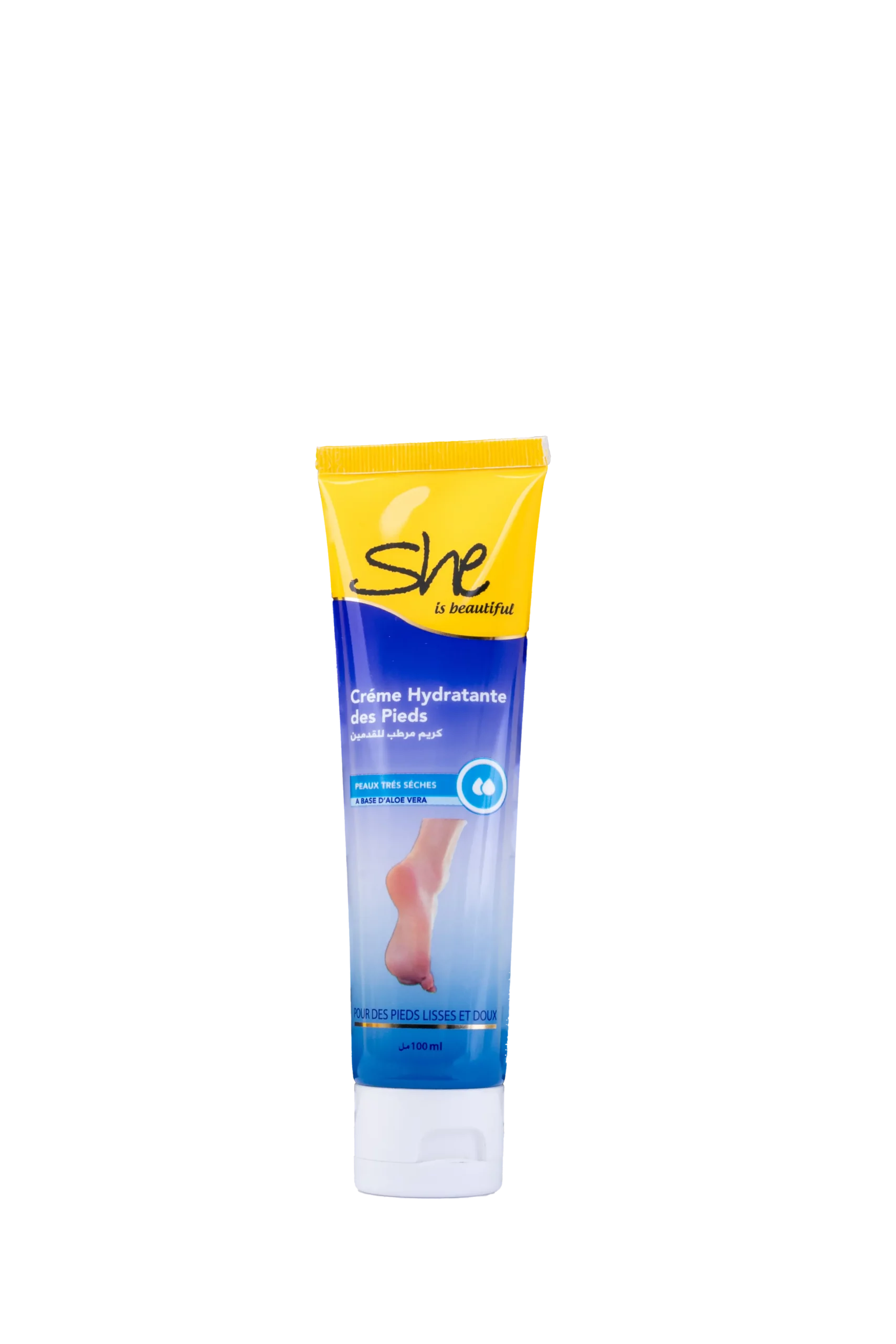 Crème hydratante des pieds