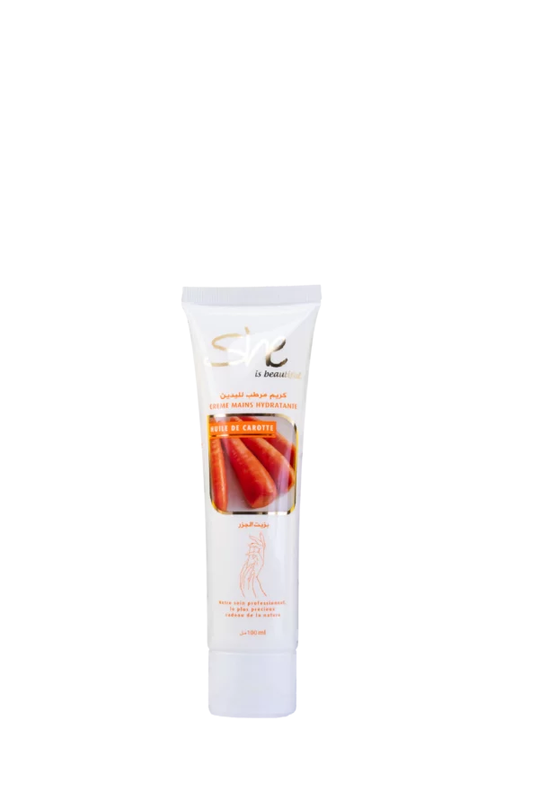Crème mains hydratante huile de carotte