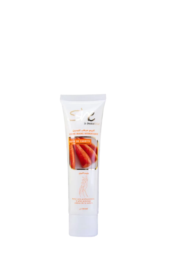 Crème mains hydratante huile de carotte