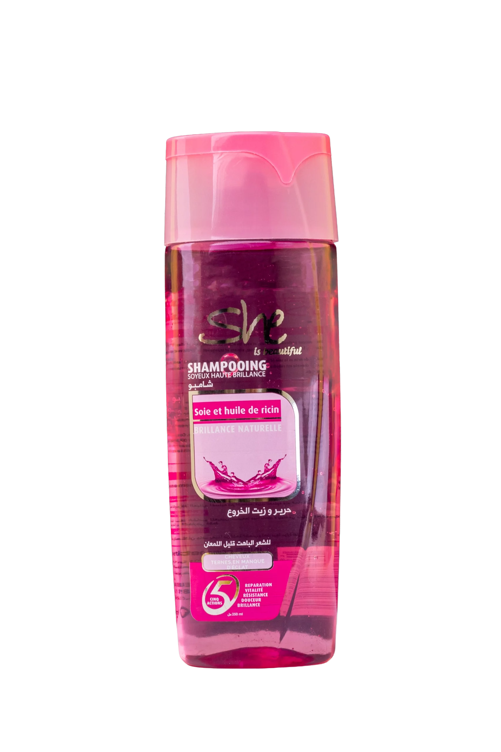 Shampooing Soie et huile de ricin