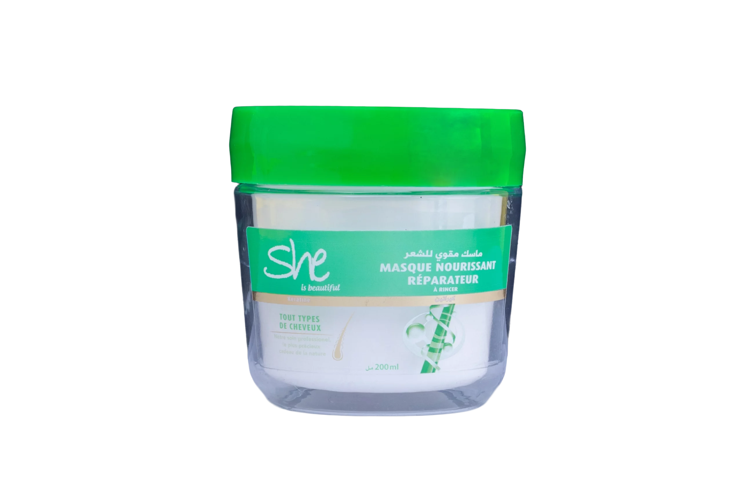 Masque nourrissant et réparateur Kératine