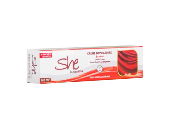Crème dépilatoire la soie